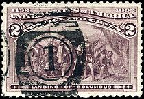 Landing of Columbus, 2¢