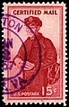 15¢, 1955, Certified Mail